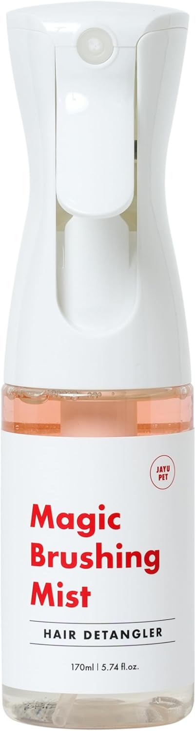JAYU PET Magic Brushing Mist 170ml – Detangler, deodorizer & grooming spray for dogs.